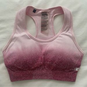 Pink ombré Gymshark sports bra (XS)